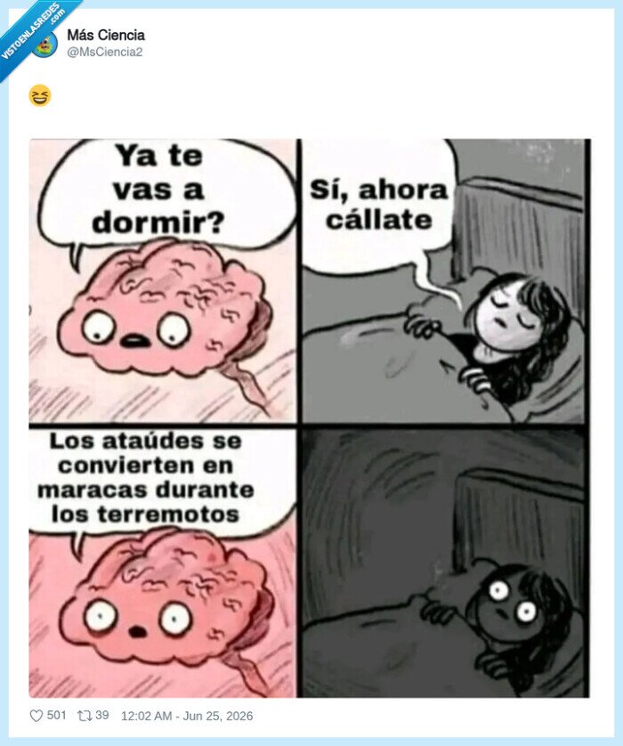 cerebro,dormir,terremoto,ataúd,maraca